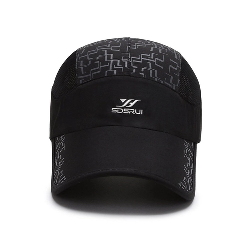 Gorra De Béisbol Malla Transpirable Secado Rápido Exterior Protección Solar Patrón Geométrico Sombrero Deportivo Ajustable