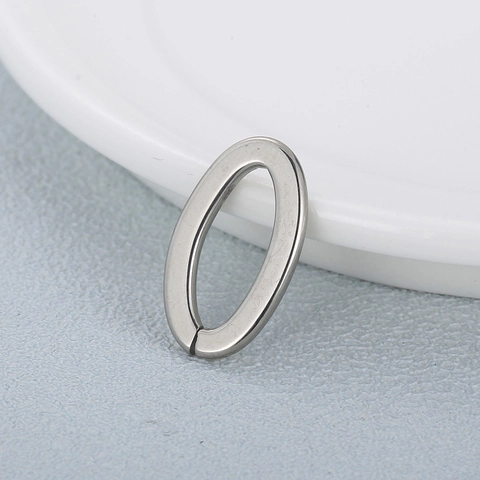 Stainless Steel Oval Open Jump Rings Geometric Connector Links For DIY Jewelry Making Bracelet Necklace Findings