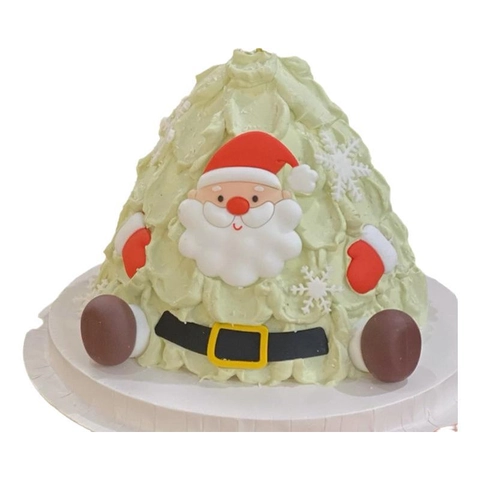 Decoración Para Pastel De Navidad Papá Noel Copo De Nieve Estrella Corazón Vela De Cera Adorno De Goma Suave Fiesta