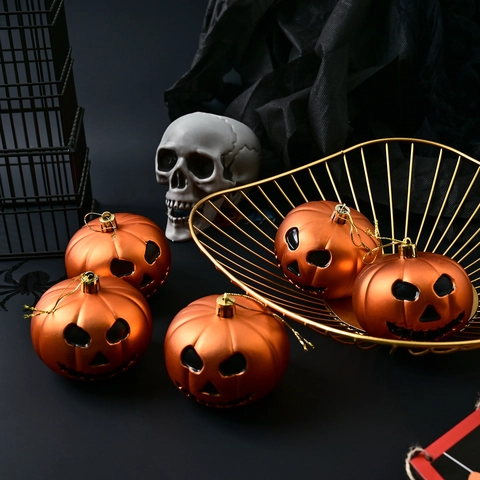 Ornamenti Appesi Zucca Halloween Plastica Faccia Jack-O-Lantern Decorazione Per Feste Festival Decorazione Casa