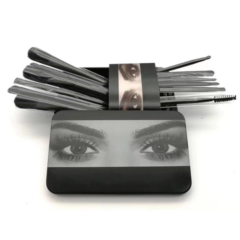 Professionelle Make-up Pinsel Mit Aufbewahrungsetui Synthetikfaser Weiche Borsten Tragbare Reise Beauty Tool Für Foundation