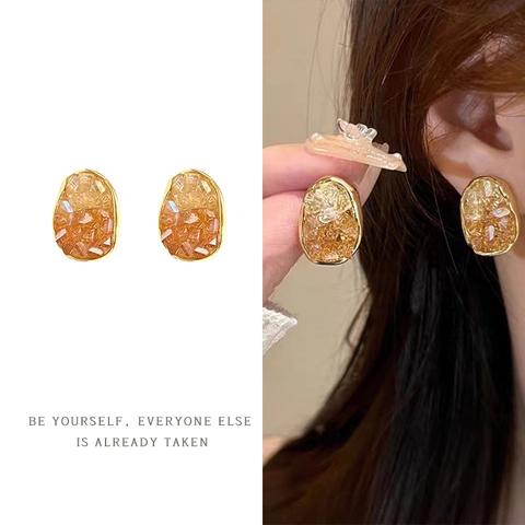 French Vintage Copper Clip On Earrings With Artificial Pearl Flower Bowknot Geometric Design For Women No Piercing Jewelry