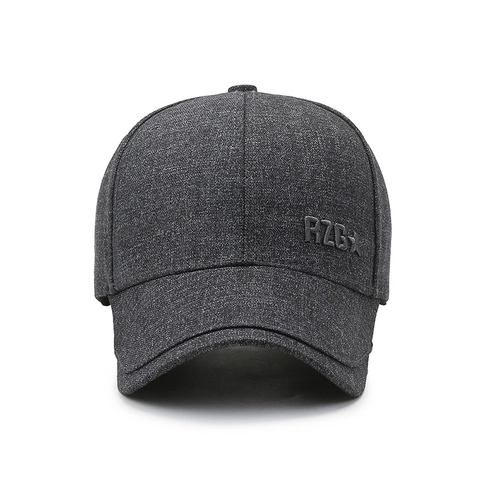 Honkbalpet Heren Katoen Polyester Mix Verstelbaar Zonbescherming Buitensporten Casual Gebogen Rand Dad Hat