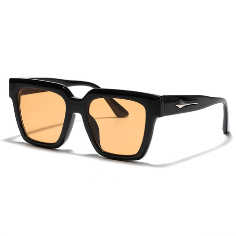 Gafas De Sol Cuadradas Retro Para Hombres Y Mujeres Montura PC Lente AC Protección UV400 Decoración De Remaches Moda Streetwear Viaje