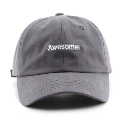 Berretto Da Baseball Ricamato Awesome Cotone Regolabile Cappello Da Sole All Aperto Per Uomini E Donne Streetwear