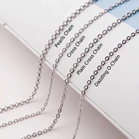 S925 Sterling Silver Necklace Chain Clavicle O-Chain Bead Chain Cross Link Minimalist For Women Elegant Plated Jewelry