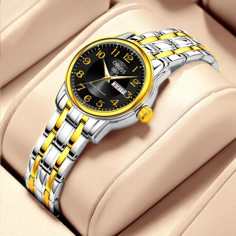 Women Quartz Watch Alloy Stainless Steel Strap Waterproof Luminous Day Date Display Business Fashion Lady Wristwatch