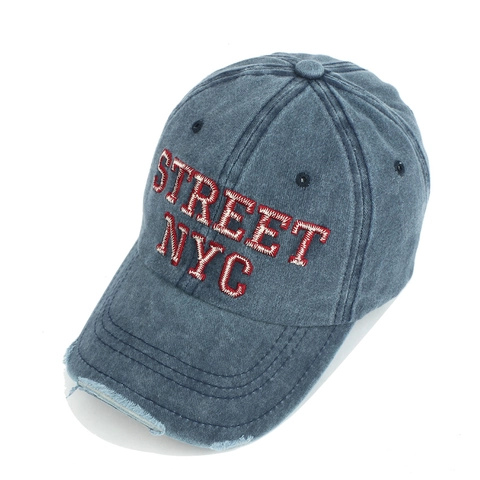 Cappello Da Baseball In Cotone Lavato Retrò Streetwear NYC Ricamo Cappello Da Sole Regolabile Per Uomini Donne