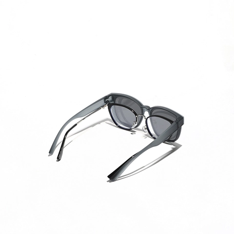 Oversized Square Polarized Sunglasses TR90 Frame UV400 Protection Wear Over Prescription Glasses Street Style Unisex