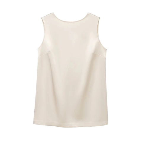 Abito Mini In Raso Da Donna Senza Maniche Schiena Scoperta Scollo A V Fiocco Di Strass Cocktail Elegante
