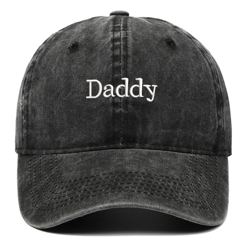 Gorra De Béisbol Bordado Daddy Algodón Lavado Retro Ajustable Sombrero De Sol Deporte Al Aire Libre Hombres Mujeres