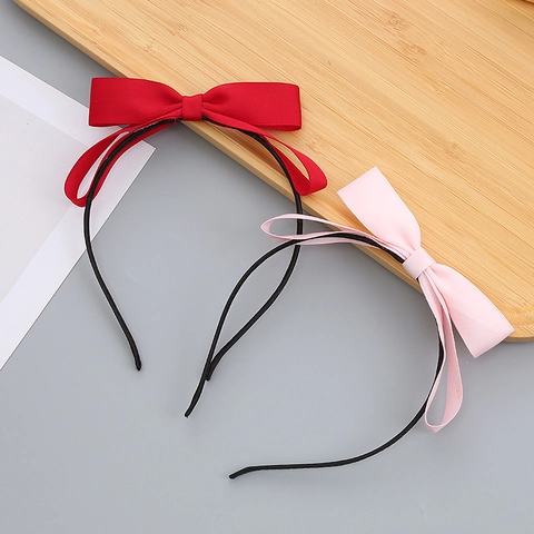 Kinder Niedlich Schleife Haarband Süß Prinzessin Stil Stoff Stirnband Schöne Mädchen Haarschmuck Für Alltag Party Geschenk
