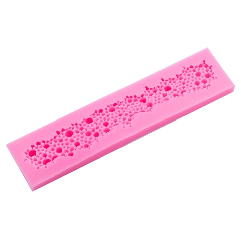 Fondant Kuchen Form Lange Streifen Künstliche Perle Spitze Bordüre Flüssigsilikon Backen Werkzeug DIY Sugarcraft Schokolade Dekoration