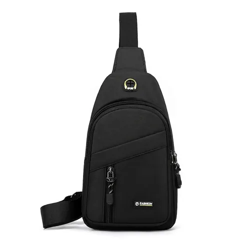 Bolso De Pecho Para Hombre Tela Oxford Repelente Al Agua Gran Capacidad Deportivo Casual Bandolera Mochila