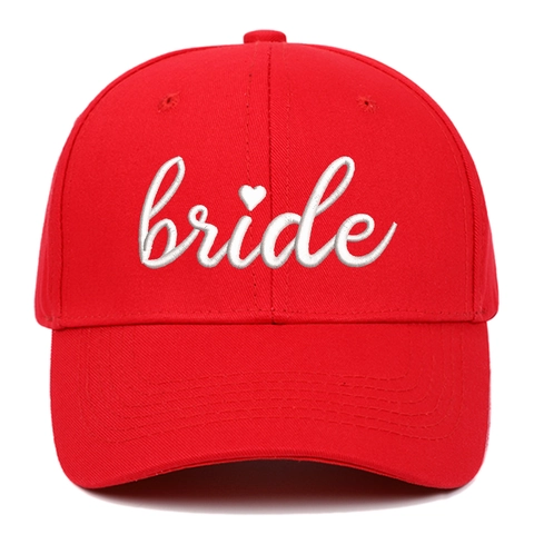 Cappello Da Baseball Sposa Cotone Ricamato Berretto Parasole Regolabile Per Matrimonio Festa Di Addio Al Nubilato