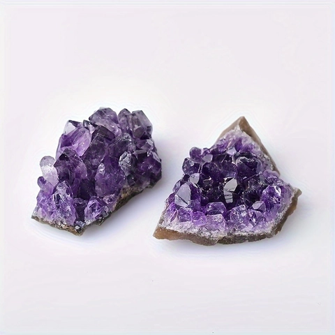 Natuurlijk Amethist Cluster Ruw Paars Kristal Geode Exemplaar Voor Huis Kantoor Decoratie Genezing Meditatie Ornament