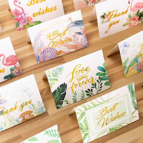 Elegantes Tarjetas De Felicitación Papel De Oro Estampado En Caliente Cartón Para Cumpleaños San Valentín Boda Negocios Gracias Bendiciones