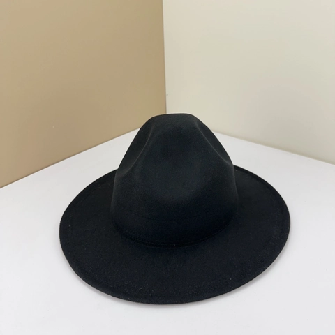 Fedora Hat Polyester Cotton Felt Wide Brim Adjustable Elegant Jazz Cap For Party Club Autumn Winter Vintage Unisex