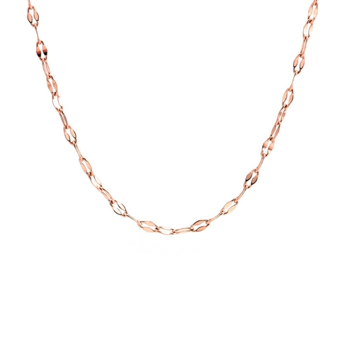 Stainless Steel Necklace Titanium Steel Lip Shape Interlocking Chain Hypoallergenic Fashion Jewelry For Women