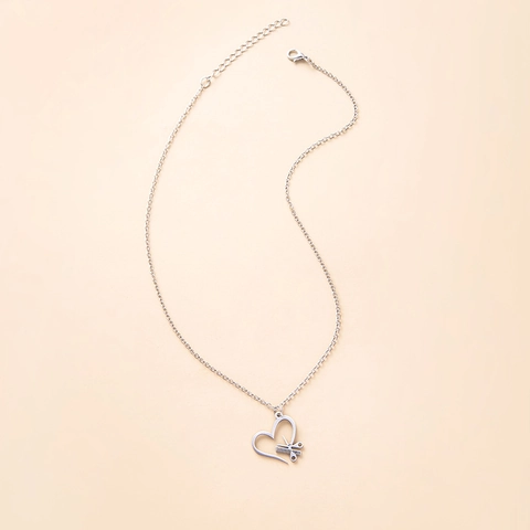 Herz Schere Kamm Anhänger Halskette Edelstahl Kreativ Friseur Stylist Schmuck Geschenk Für Damen