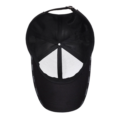 Unisex Baseballkappe Polyester Buchstaben Stickerei Verstellbare Metallschnalle Sonnenschutz Outdoor Sport Hut