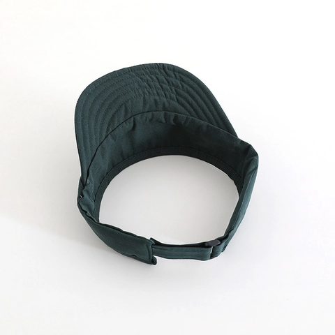 Summer Kids Sun Visor Hat Letter M Embroidered Polyester Topless Baseball Cap For Toddlers Outdoor Sports Sun Protection Hat