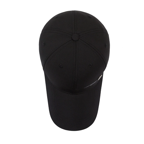Men Baseball Cap Extended Brim Polyester Outdoor Sunshade Adjustable Sport Peaked Hat Minimalist Casual Fishing