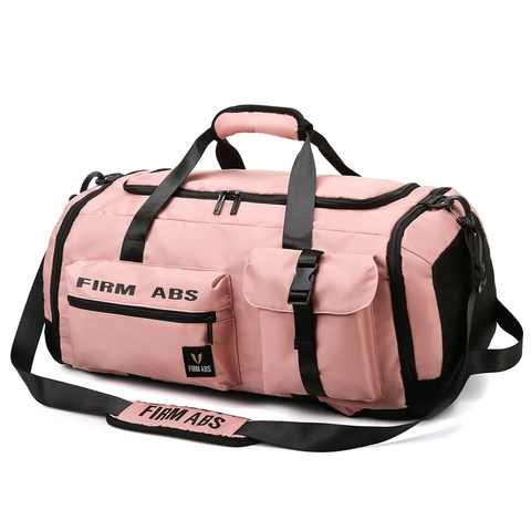 Large Capacity Gym Duffel Bag With Independent Shoe Compartment Wet Dry Separation Waterproof Oxford Travel Bag Backpack For Women Men Yoga Fitness Sports Handbag Luggage Bag