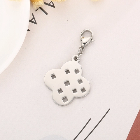 Edelstahl Anhänger Charms Mit Karabinerschloss Für DIY Schmuckherstellung Anker Herz Schmetterling Elefant Poliertes Metall Zubehör