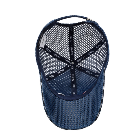 Mesh Baseball Cap Breathable Summer Sun Protection Adjustable Polyester Letters Embroidery Outdoor Sports Hat Unisex