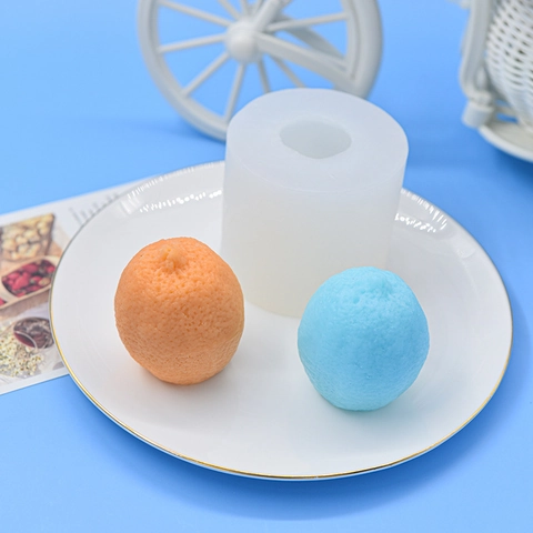 3D Zitrone Orange Frucht Silikonform Für DIY Aroma Kerze Handgemachte Seife Harz Handwerk Backen Kuchen Dekoration