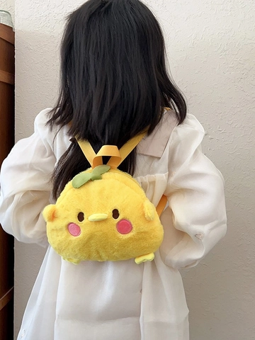 Kids Plush Backpack Cartoon Animal Shape Cute Kindergarten School Bag For Girls Boys Travel
