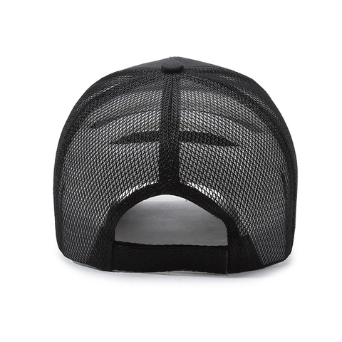 Mesh Honkbalpet Ademende Polyester Trucker Hat Zonbescherming Outdoor Sport Verstelbaar Voor Heren En Dames Sport Borduurwerk