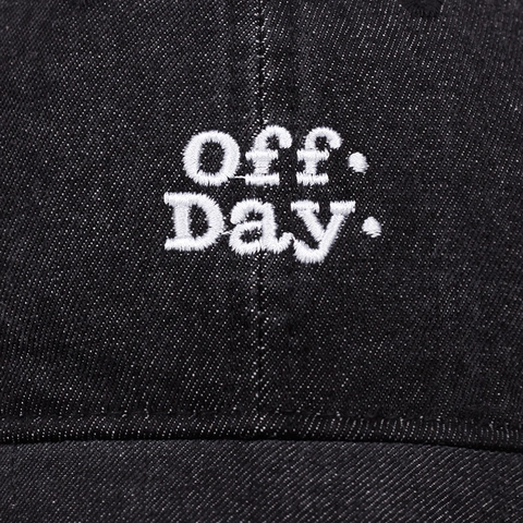 Casquette De Baseball En Denim Lavé Broderie Off Day Chapeau De Soleil Extérieur Réglable Pour Femmes Hommes