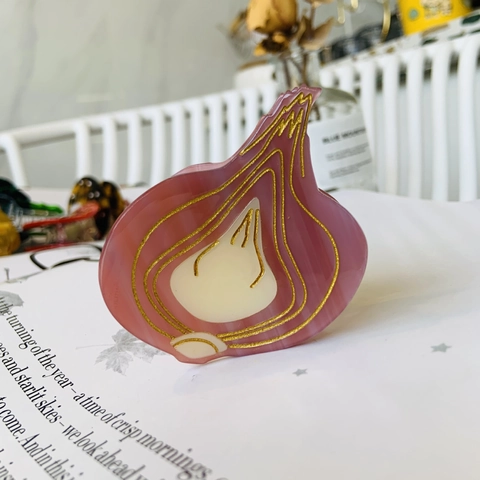 Creative Vegetable Hair Claw Clip Acetic Acid Funny Food Shape Cabbage Pumpkin Broccoli Quirky Headwear Accessories Women