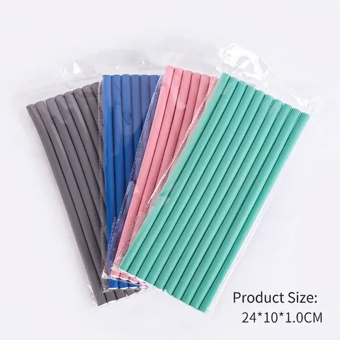 Flexible Foam Hair Curlers No Heat Sleeping Rollers Bendy Flexi Rods DIY Styling Tools For Professional Salon Accessory