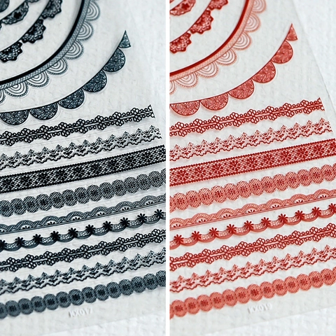 Adesivi Per Unghie In Pizzo Ultra Sottili Pro Autoadesivi Eleganti Motivi Floreali Traforati Francesi Decorazione Per Manicure Fai Da Te