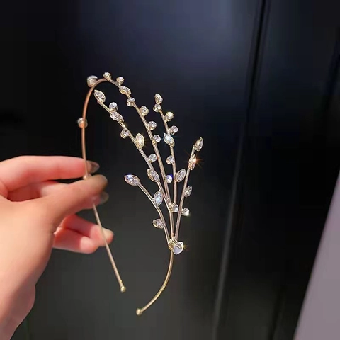 Diadema Elegante De Estrella Y Perla Artificial Aleación Estrás Accesorios Para El Cabello Celestiales Para Mujeres Estilo Coreano