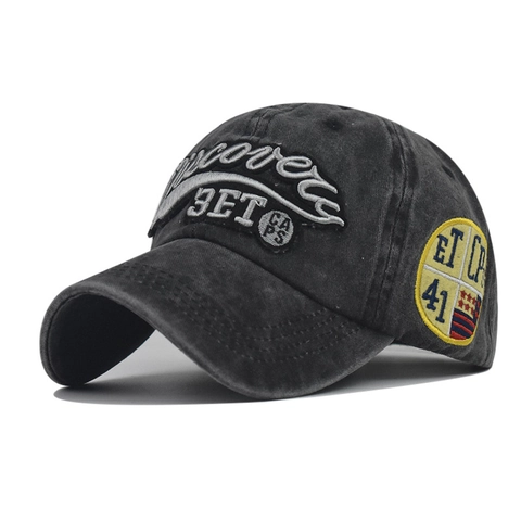 Berretto Da Baseball In Cotone Lavato Retro Ricamato Regolabile Cappello Da Sole Sportivo Casual Unisex Adulti