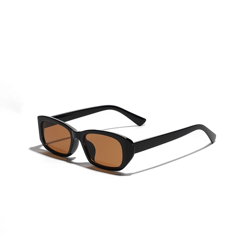 Occhiali Da Sole Rettangolari Retro Montatura PC Lenti AC Protezione UV400 Viaggi All Aperto Accessorio Di Moda