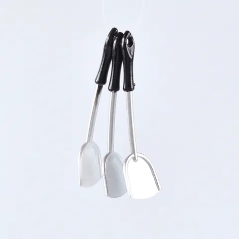 Miniatuur Keuken Spatel Model Poppenhuis Accessoires DIY Simulatie Kookgereedschap Tiny House Decoratie