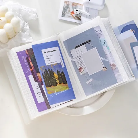 Album Fotografico In PP Smerigliato Impermeabile Alta Trasparenza Porta Carte Da Collezione Supporto Per Foto Instax