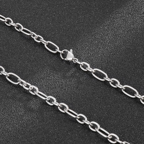 Stainless Steel Necklace And Bracelet Figaro O-Chain Hip Hop Street Style Jewelry For Men Women Gold Silver Color