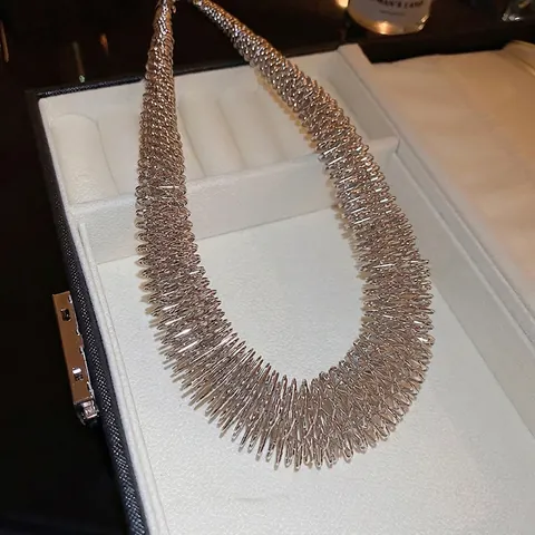 Collana Girocollo A Molla Per Industria Pesante Esagerata Lega Sfaccettata Collana Grossa Punk Personalizzata Gioielli Di Moda Donne