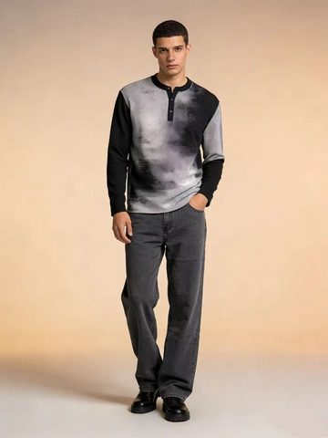 Jeans En Denim Lavé Décontracté Pour Hommes Mode Pantalon Long À Jambe Droite Large Pour Un Usage Quotidien Pantalon Classique À Cinq Poches