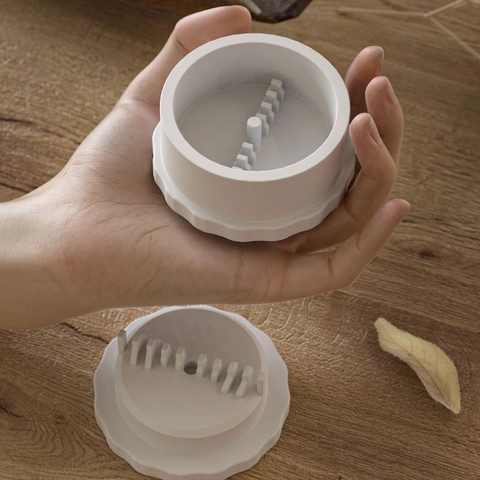 Herb Grinder Silicone Mold DIY Resin Casting Manual Tobacco Crusher Spice Shredder Epoxy Craft Tool