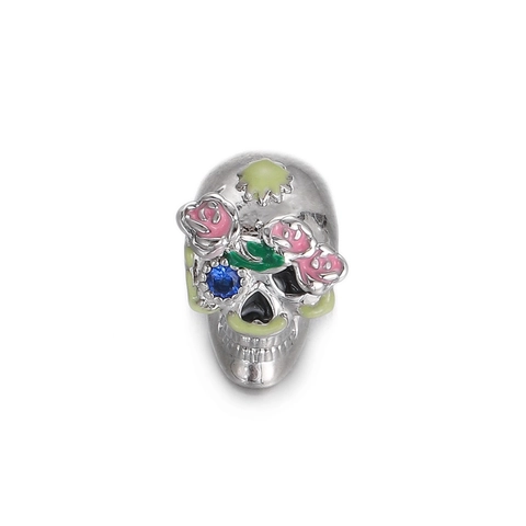 Sun Moon Skull Hamsa Hand Butterfly Infinity Pendants Enamel Copper 18K Gold Plated Zircon DIY Jewelry Making Accessories