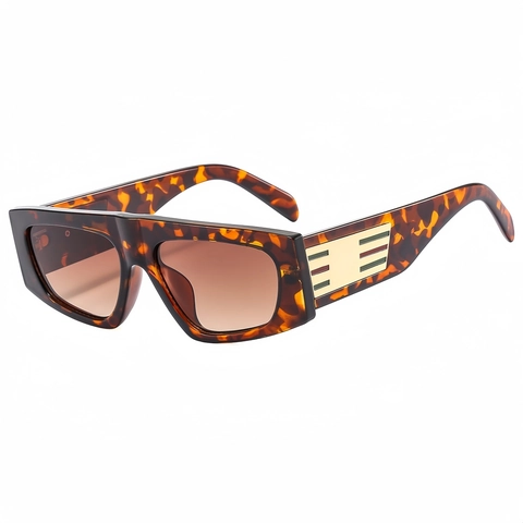 Retro Rechthoekige Zonnebril UV400 Bescherming Mode Ins Trend Outdoor Voor Heren Dames PC En Metaal