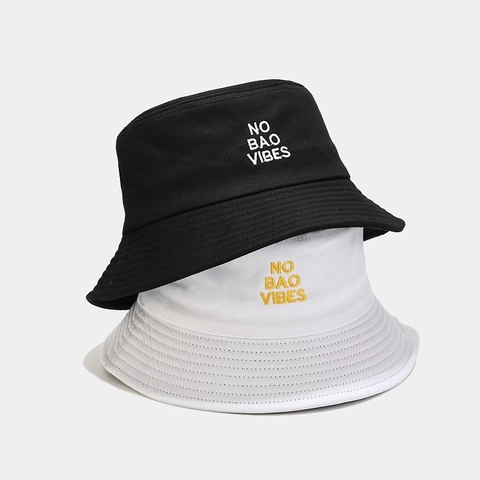 Cappello Da Pescatore Cotone Protezione Solare Traspirante Esterno Casual Ricamo Lettere Streetwear Alla Moda Per Uomini Donne