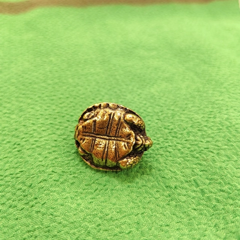 Vintage Messing Schildkröte Miniatur Figur Schreibtisch Dekoration Retro Metall Ornament Tee Haustier Handgefertigte Kunst